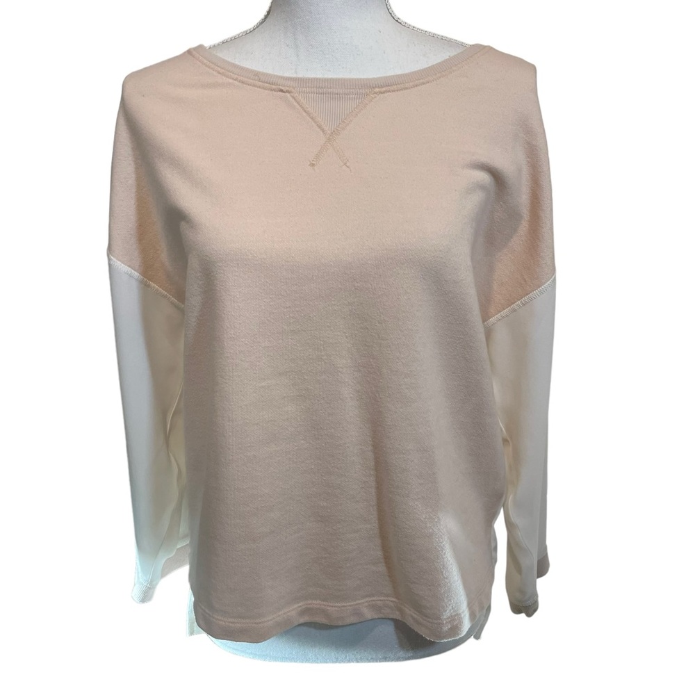 Loft Lightweight colorblock Sweatshirt. Size S